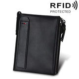 Mens Leather Rfid Blocking Card Holder Wallet