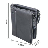 Mens Leather Rfid Blocking Card Holder Wallet