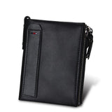 Mens Leather Rfid Blocking Card Holder Wallet