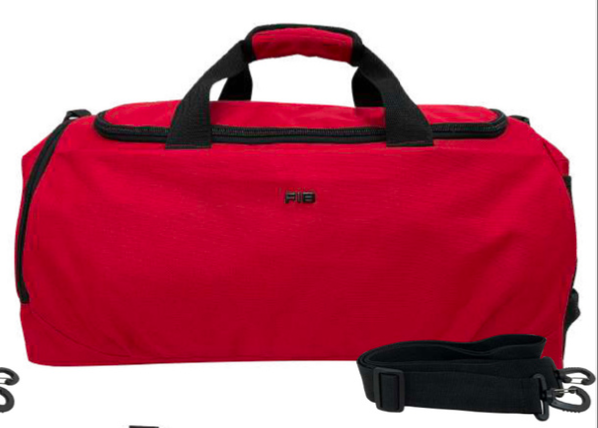 48 Litre FIB Sports / Gym / Travel Duffle Bag - Red