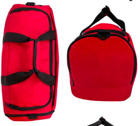 48 Litre FIB Sports / Gym / Travel Duffle Bag - Red