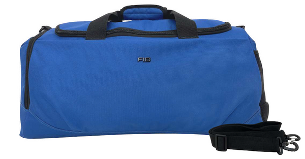 60L FIB Sports Duffle Gym / Travel Bag Blue