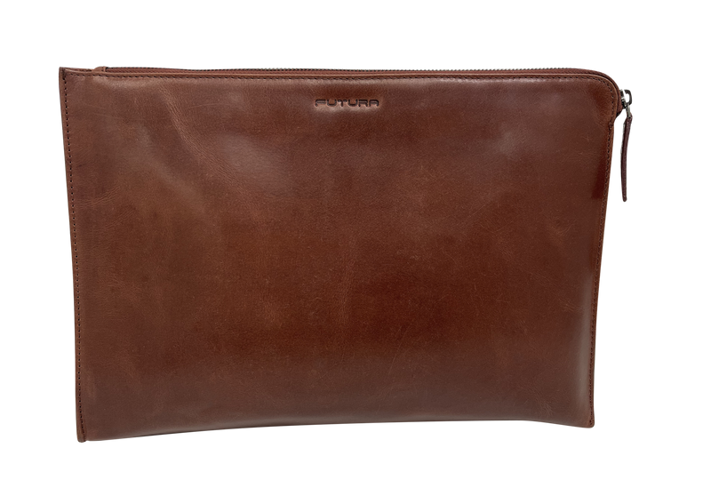 Futura Mens Document Satchel - Brown