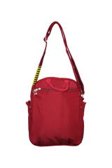 FIB Mens Tablet Crossover Bag with Shoulder Strap - Burgundy