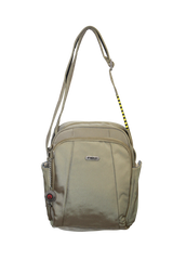 FIB Mens Tablet Crossover Bag with Shoulder Strap - Sand