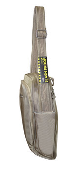 FIB Mens Tablet Crossover Bag with Shoulder Strap - Sand