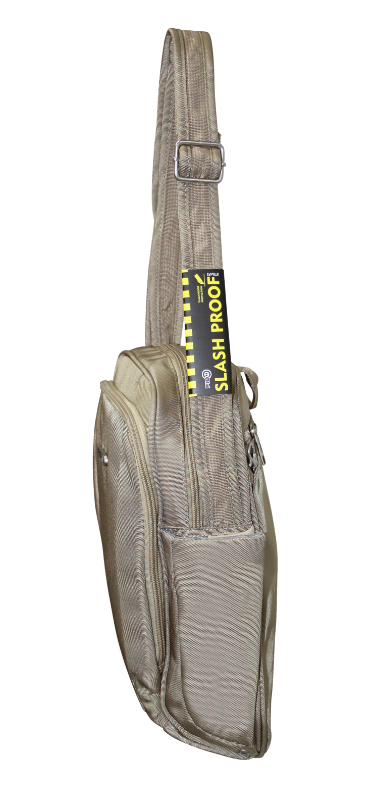 FIB Mens Tablet Crossover Bag with Shoulder Strap - Sand