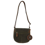 Billy The Kid Ladies Olive Leather Crossbody Western Style Bag