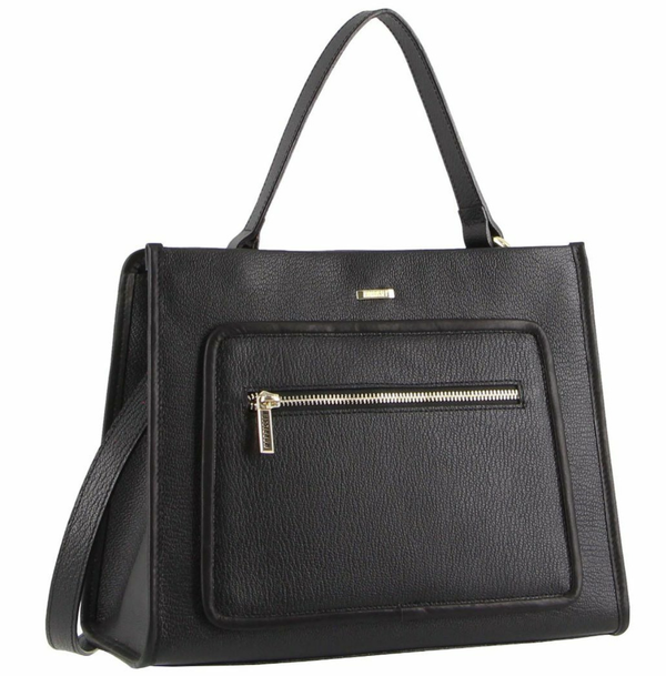 Morrissey Ladies Italian Leather Tote Bag - Black