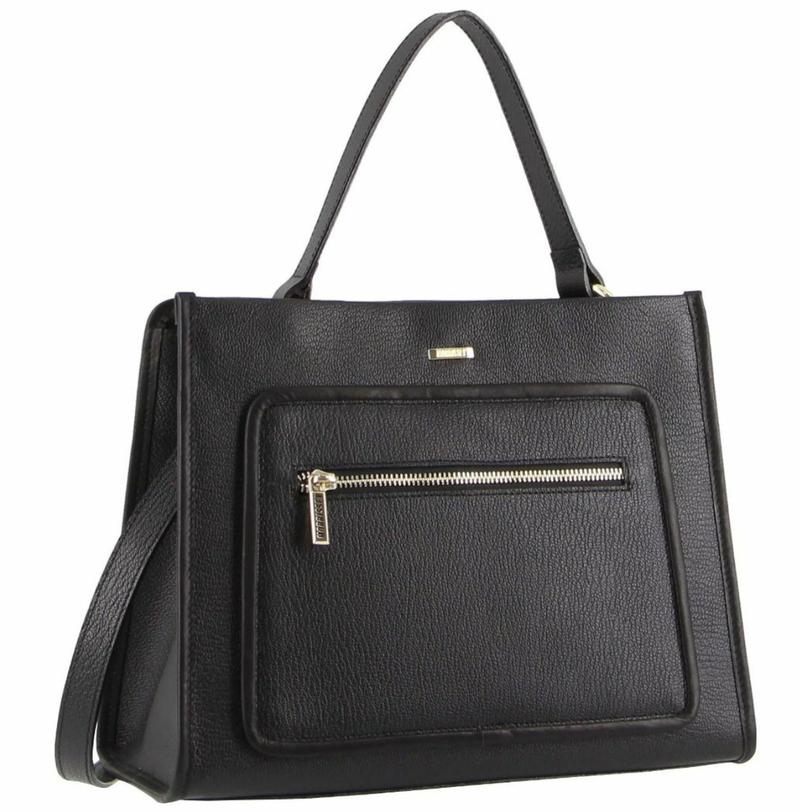 Morrissey Ladies Italian Leather Tote Bag - Black