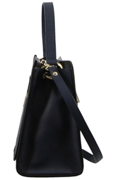 Morrissey Ladies Italian Leather Tote Bag - Navy
