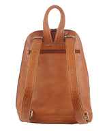 Milleni Genuine Italian Leather Soft Nappa Leather Backpack Bag - Cognac