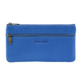 Pierre Cardin Ladies Genuine Soft Leather Purse - Aqua