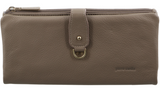 Pierre Cardin Womens RFID Italian Leather Wallet - Taupe