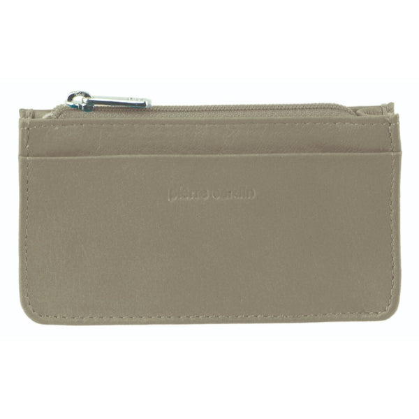 Pierre Cardin Ladies Soft Italian Leather Coin Purse - Taupe