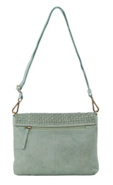 3-Piece Set Pierre Cardin Womens Woven Bags - Mint Green