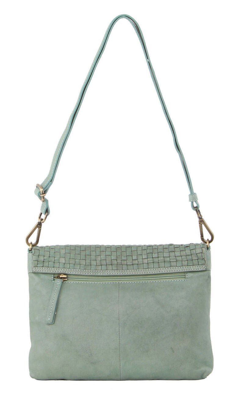 3-Piece Set Pierre Cardin Womens Woven Bags - Mint Green