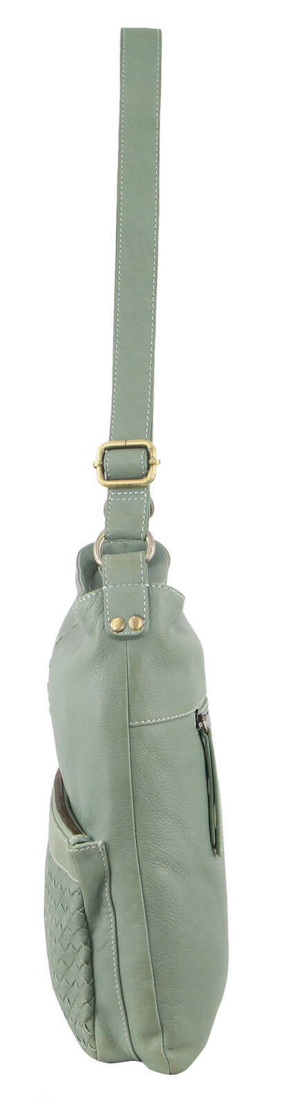 3-Piece Set Pierre Cardin Womens Woven Bags - Mint Green