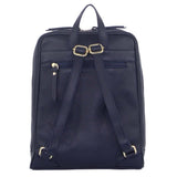 Pierre Cardin Rustic Womens Leather Backpack - Navy