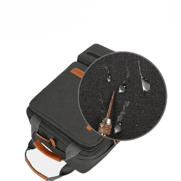 3-Piece  Gray Travel Backpack Set - Stylish Multi-Functional Backpack, Shoulder Bag & Pouch