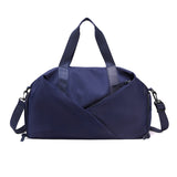 Stylish Gym Travel Bag with Shoe Compartment, Lightweight and Durable Design - Navy Blue