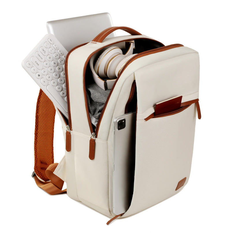 Minimalist USB Charging Laptop Backpack - Grey