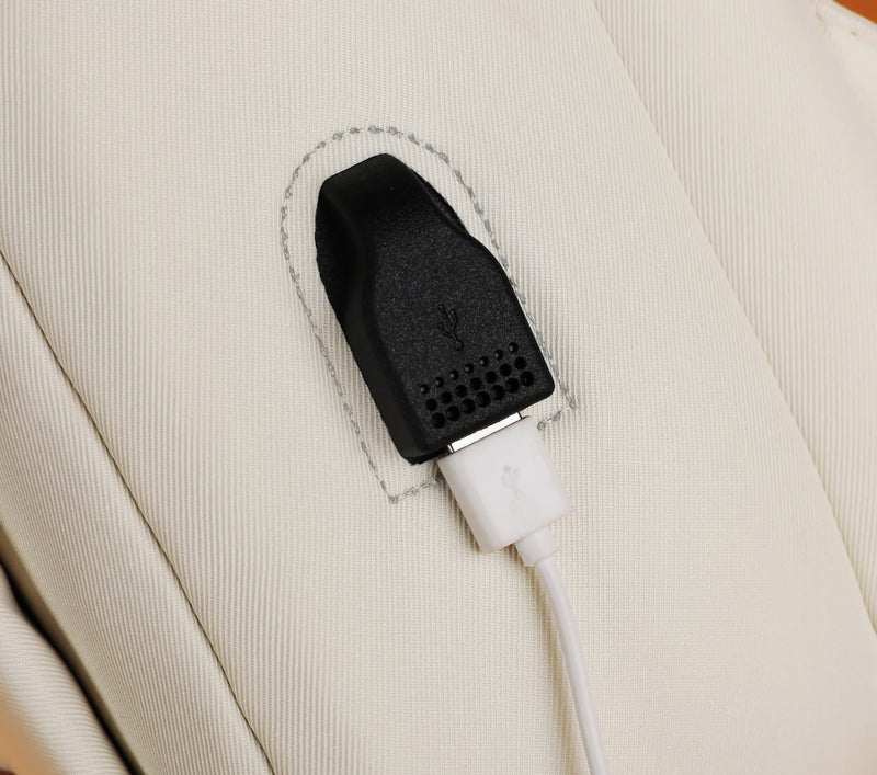 Minimalist USB Charging Laptop Backpack - Grey