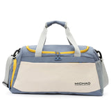 Large Capacity Gym Bag with Wet and Dry Separation – Blue