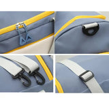Large Capacity Gym Bag with Wet and Dry Separation – White