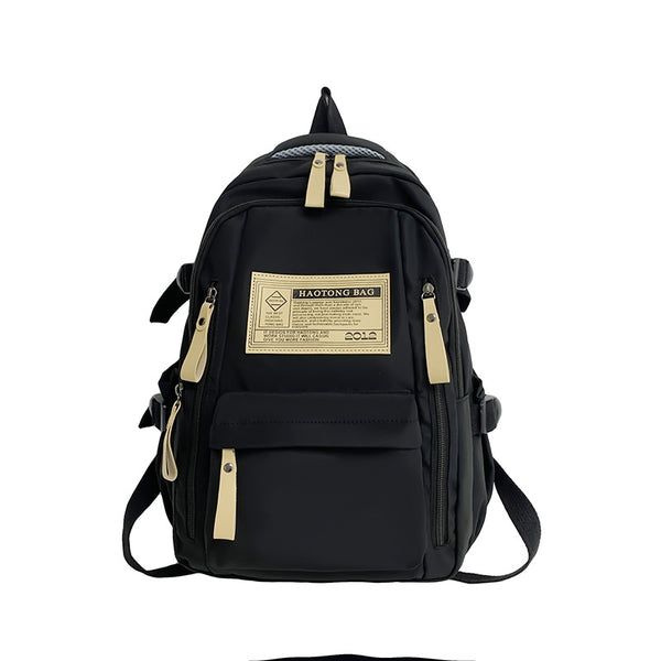 Black Stylish and Simple Backpack