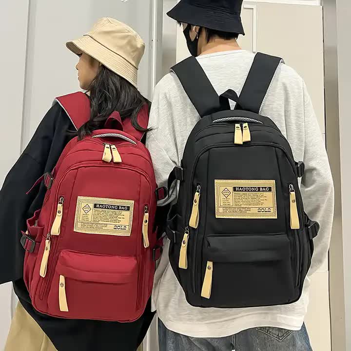 White Stylish and Simple Backpack