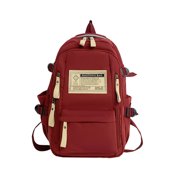 Red Stylish and Simple Backpack