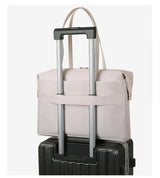 Women’s Work Tote Bag – Laptop Bag, Large Capacity Business Briefcase - White