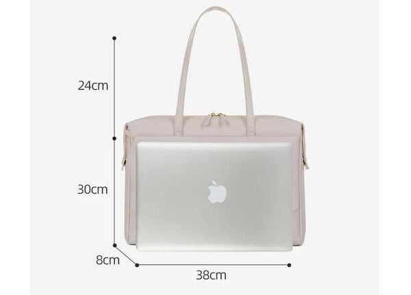 Women’s Work Tote Bag – Laptop Bag, Large Capacity Business Briefcase - Grey