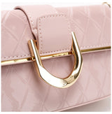 White Elegant Quilted Chain Shoulder Bag