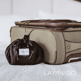 Portable Drawstring Cosmetic Storage Bag for Travel and Daily Use - Pink