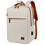 Waterproof Business Backpack - 31L Capacity, Stylish and Versatile - Off White