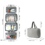 Multipurpose Portable Travel Toiletry Bag - Purple