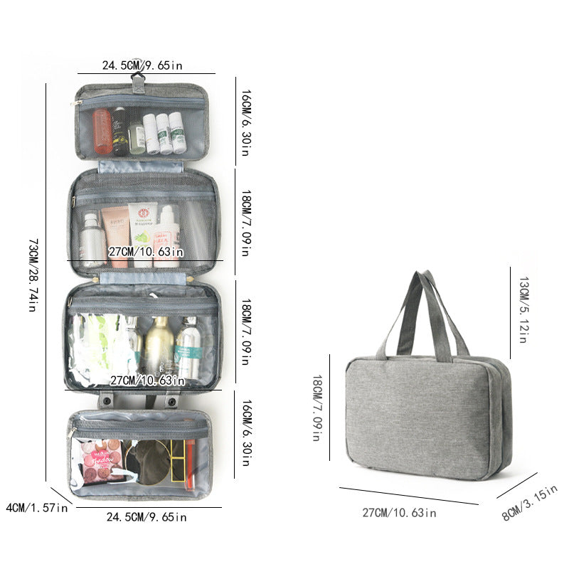 Multipurpose Portable Travel Toiletry Bag - Purple