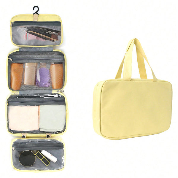 Multipurpose Portable Travel Toiletry Bag - Yellow