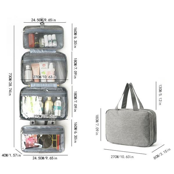 Multipurpose Portable Travel Toiletry Bag - Yellow