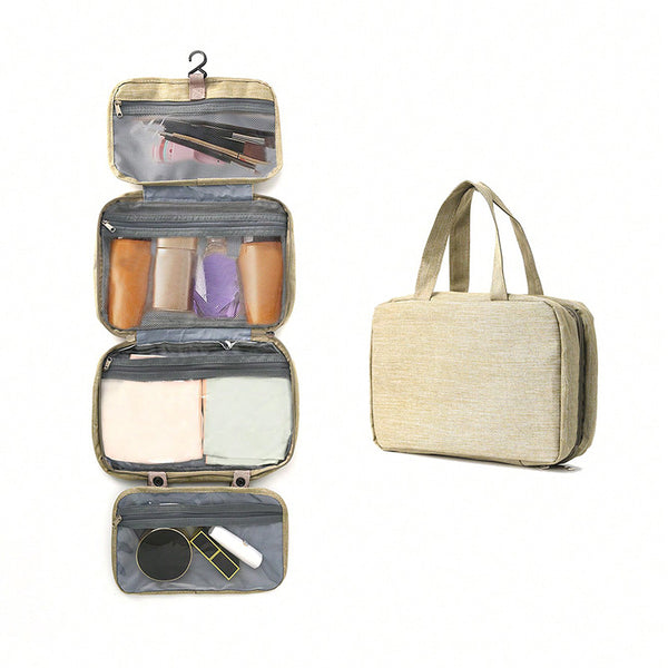 Multipurpose Portable Travel Toiletry Bag - Khaki