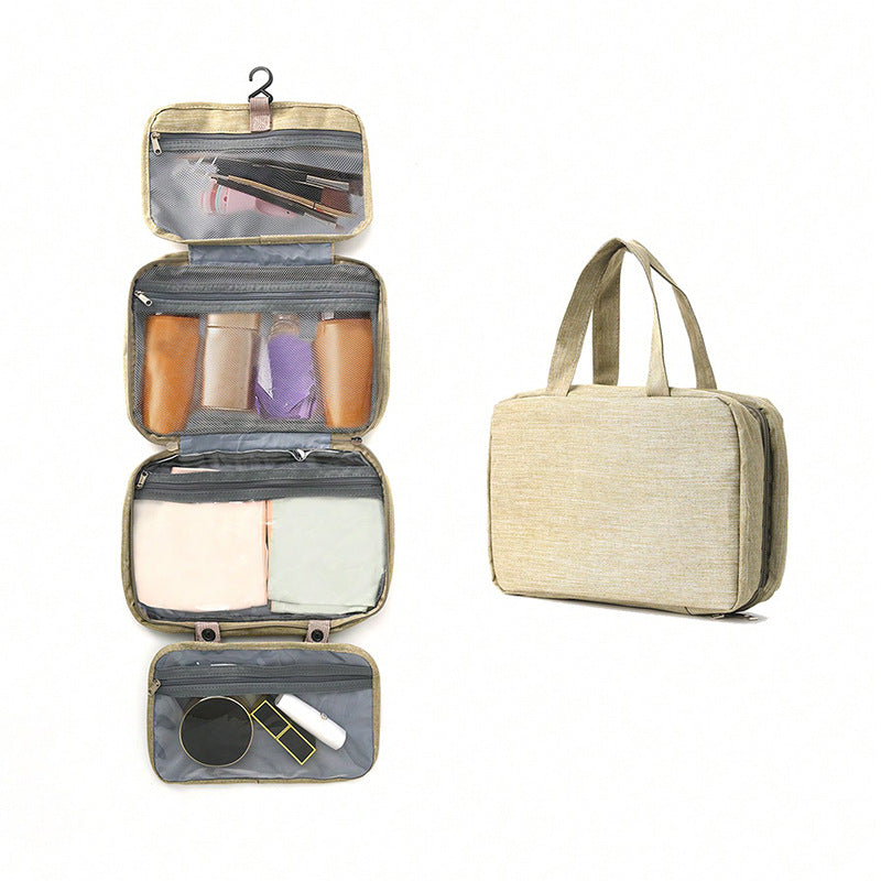 Multipurpose Portable Travel Toiletry Bag - Khaki