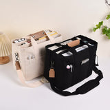 Large Capacity Multi-Compartment Tote Bag - White