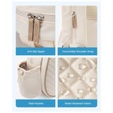 Off White Lightweight Waterproof Tennis Racket Backpack