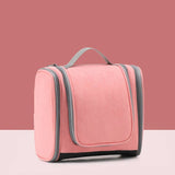 Pink Large Capacity Travel Toiletry Bag with Dry-Wet Separation