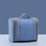 Blue Large Capacity Travel Toiletry Bag with Dry-Wet Separation
