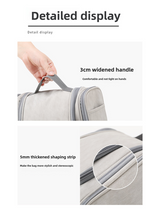 Blue Large Capacity Travel Toiletry Bag with Dry-Wet Separation