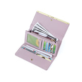 Elegant Womens Long Wallet - Green