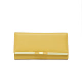 Elegant Women's Long Wallet - Yellow